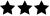 3 étoiles 3 étoiles